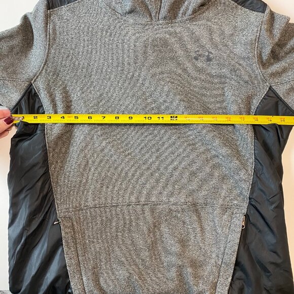Under Armour Womens‎ ColdGear Infrared Popover Hoodie Gray Large - Picture 6 of 10
